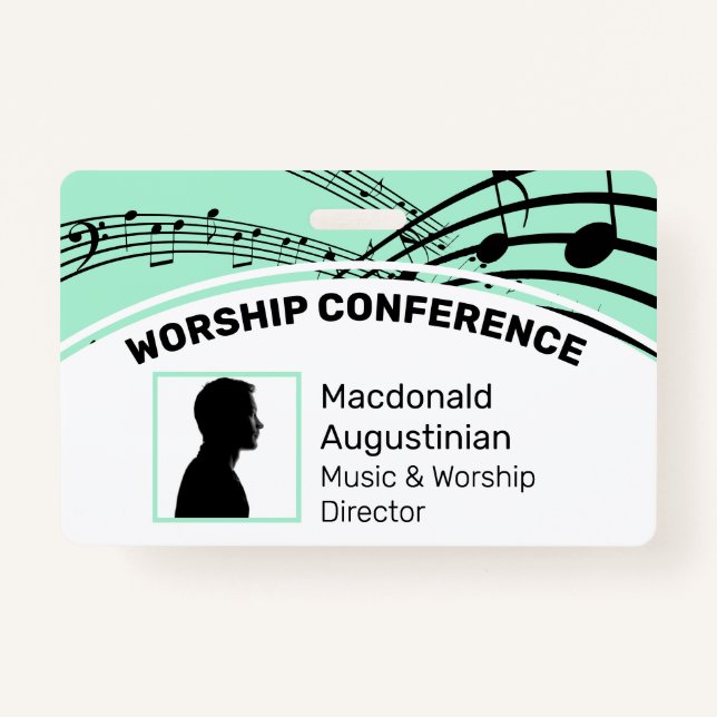 Badge Logo customisé Identifiant photo Délégué STAVES MU (Devant)
