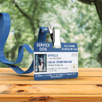 Logo de chien de marine White Service & ID photo