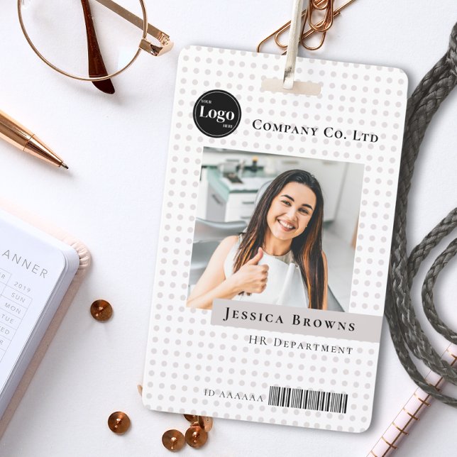 Badge Logo de l'entreprise d'employés d'entreprise moder (Créateur téléchargé)