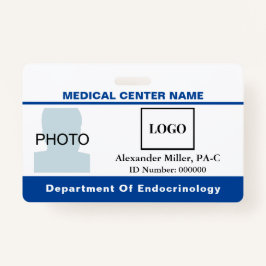 Badge Logo de l'hôpital Médicale Centre Code à barres Ph