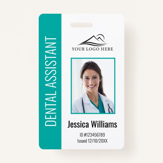 Badge Logo de votre clinique dentaire Identifiant photo  (Devant)