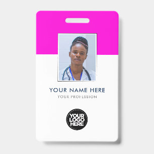 Badge Logo de votre entreprise de soins de santé Photo C