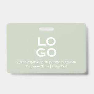 Badge Logo d'entreprise ou d'entreprise personnalisé et 