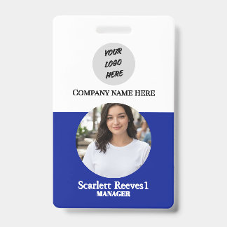 Badge Logo d'entreprise personnalisé pour employé d'entr