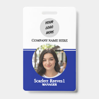 Badge Logo d'entreprise personnalisé pour employé d'entr