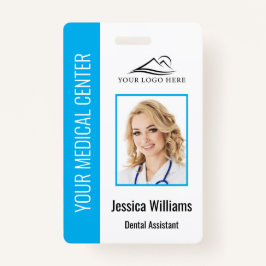 Badge Logo du bureau des dentistes - ID photo de l'emplo