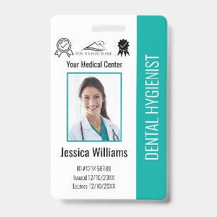 Badge Logo du bureau des dentistes personnalisés - ID ph