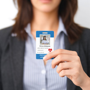 Badge Logo et carte d'identité personnalisés pour les em