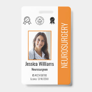 Badge Logo et carte d'identité personnalisés pour les em