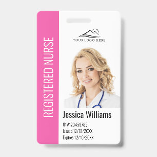 Badge Logo et ID photo des employés de l'hôpital