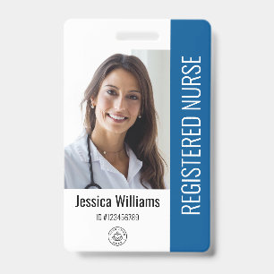 Badge Logo et ID photo des employés de l'hôpital