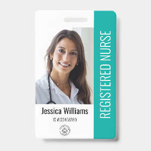 Badge Logo et ID photo des employés de l'hôpital