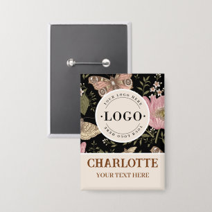Badge Logo fleur sauvage Botanique Floral Business