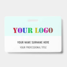 Logo personnalisé, Nom et Titre Personnalisé Moder