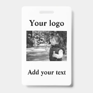 Badge Logo personnalisé simple et élégant ici société ph
