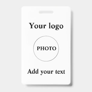 Badge Logo personnalisé simple et élégant ici société ph