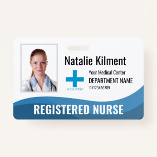 Badge Logo personnel de l'hôpital personnalisé Photo et 