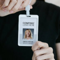 LOGO SOCIÉTÉ ID EMPLOYÉ PHOTO ARGENT