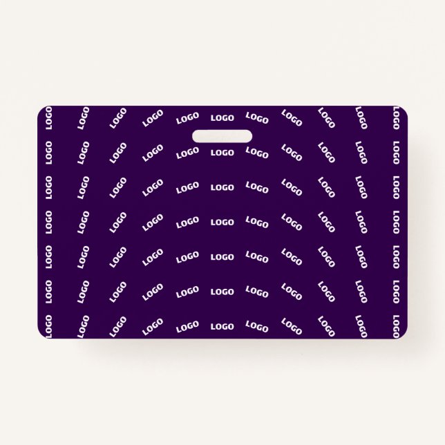 Badge Logo unique ou tout Motif d'image téléchargé | Pou (Devant)
