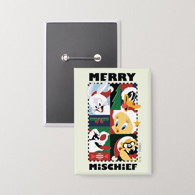 Badge LOONEY TUNES™ Joyeux Mischief (Recto/Verso)