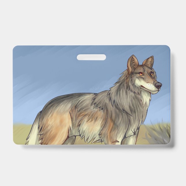 Badge Loup Mexicain (Avant)