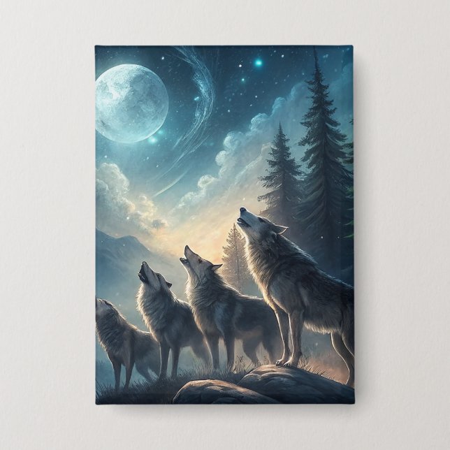 Badge Loups (Recto)