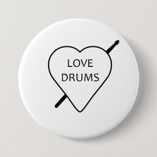 Badge Love Drums