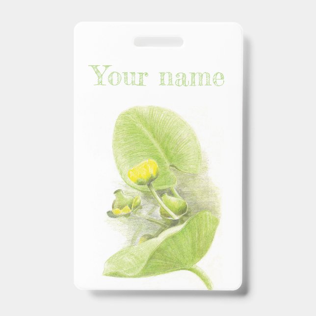 Badge Lys de fleurs (Avant)