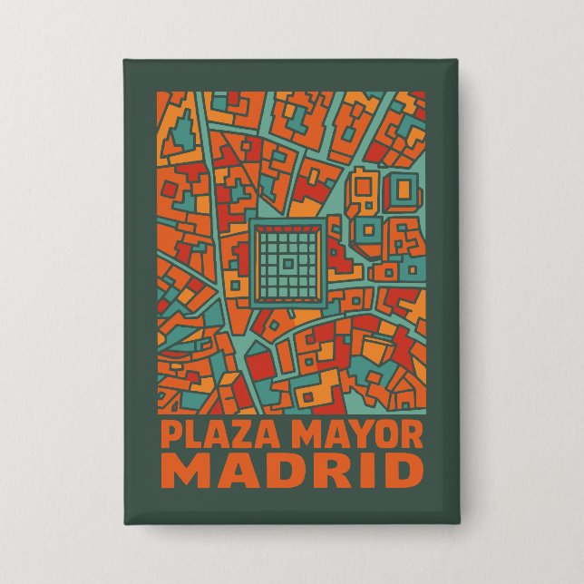 Badge Madrid Plaza Mayor (Recto)