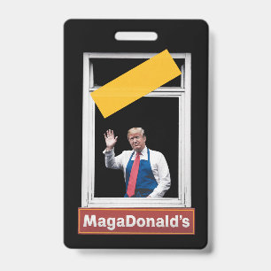 Badge MAGADonald's Trump 2024