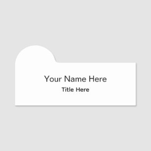 Badge magnétique personnalisé pour employé profess