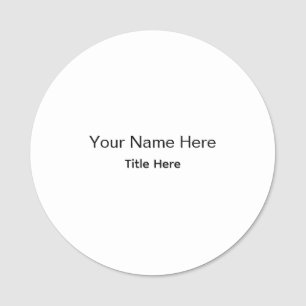 Badge magnétique personnalisé pour employé profess