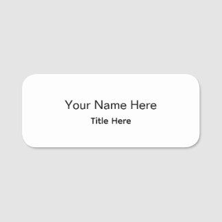 Badge magnétique rond personnalisé pour employé pr
