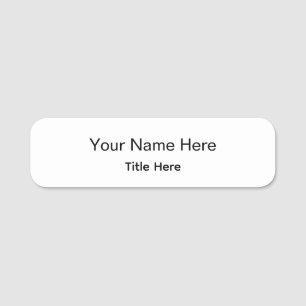 Badge magnétique rond personnalisé pour employé pr