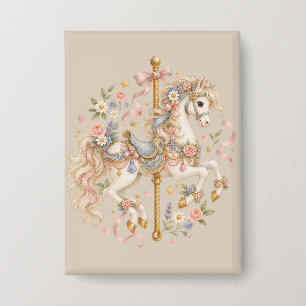 Badge Maison de cheval de carrousel antique Cadeau Cotta