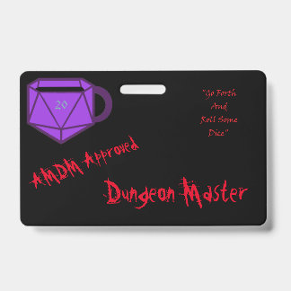 Badge Maître de Donjon officiel AMDM