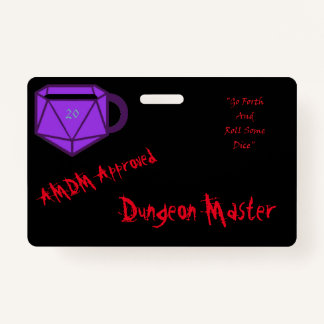 Badge Maître de Dungeon AMDM officiel