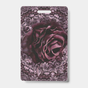 Badge Mandala de rose