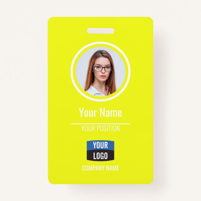 Badge Marine - Carte d'identité photo de l'employé Insig (Devant)