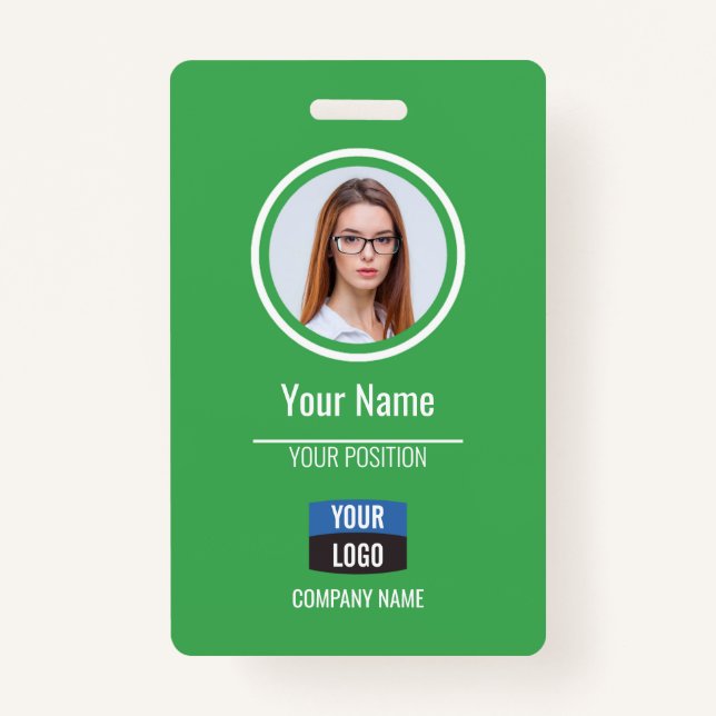 Badge Marine - Carte d'identité photo de l'employé Insig (Devant)