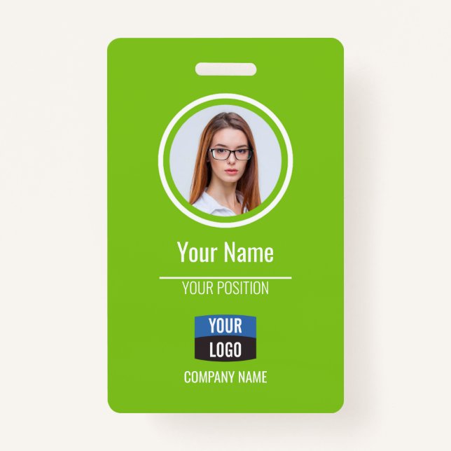 Badge Marine - Carte d'identité photo de l'employé Insig (Devant)