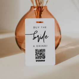 Badge MARLO Contemporary Acheter la mariée boire un verr