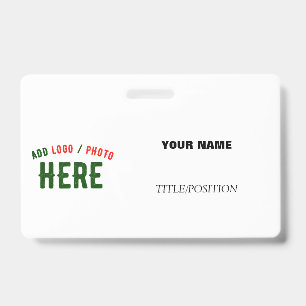 BADGE MARQUE BLANCHE MODERNE ET PERSONNALISABLE VÉRIFIÉE