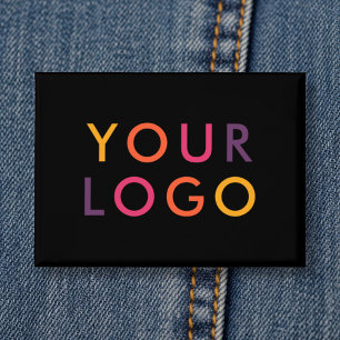 Badge Marque de logo d'entreprise Noir