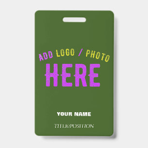 BADGE MARQUE VÉRIFIÉE FORET VERTE PERSONNALISÉE MODERNE
