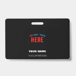 BADGE MARQUE VERIFIEE NOIRE PERSONNALISABLE MODERNE ET C
