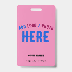BADGE MARQUE VÉRIFIÉE ROSE CHAUD COUTUMIER MODERNE STYLÉ