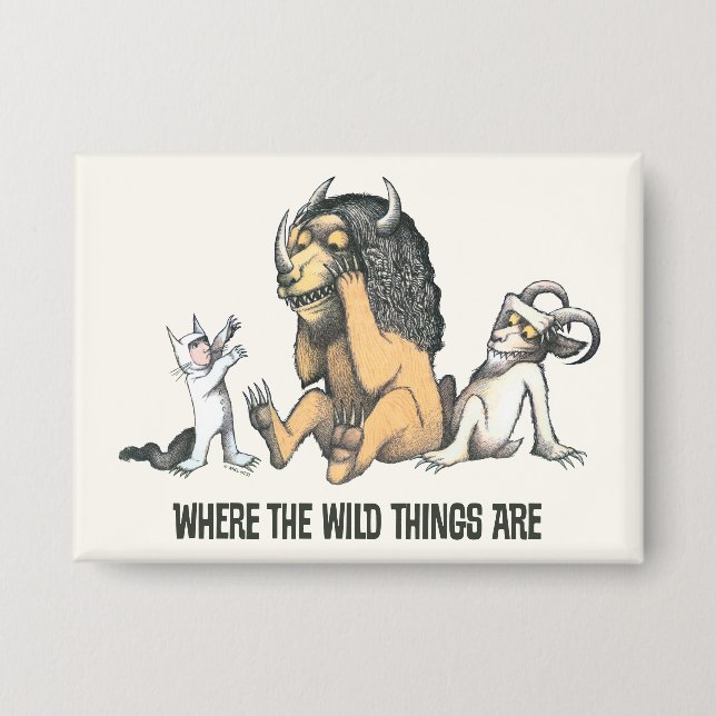 Badge Max et les choses folles Jouer (Recto)