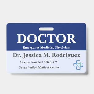 Badge Médecin professionnel Médicale Médecin chirurgien