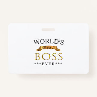 Badge Meilleur patron du monde